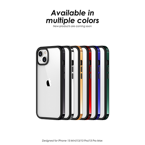 TPU телефоны бар жарқыраған металл шекара